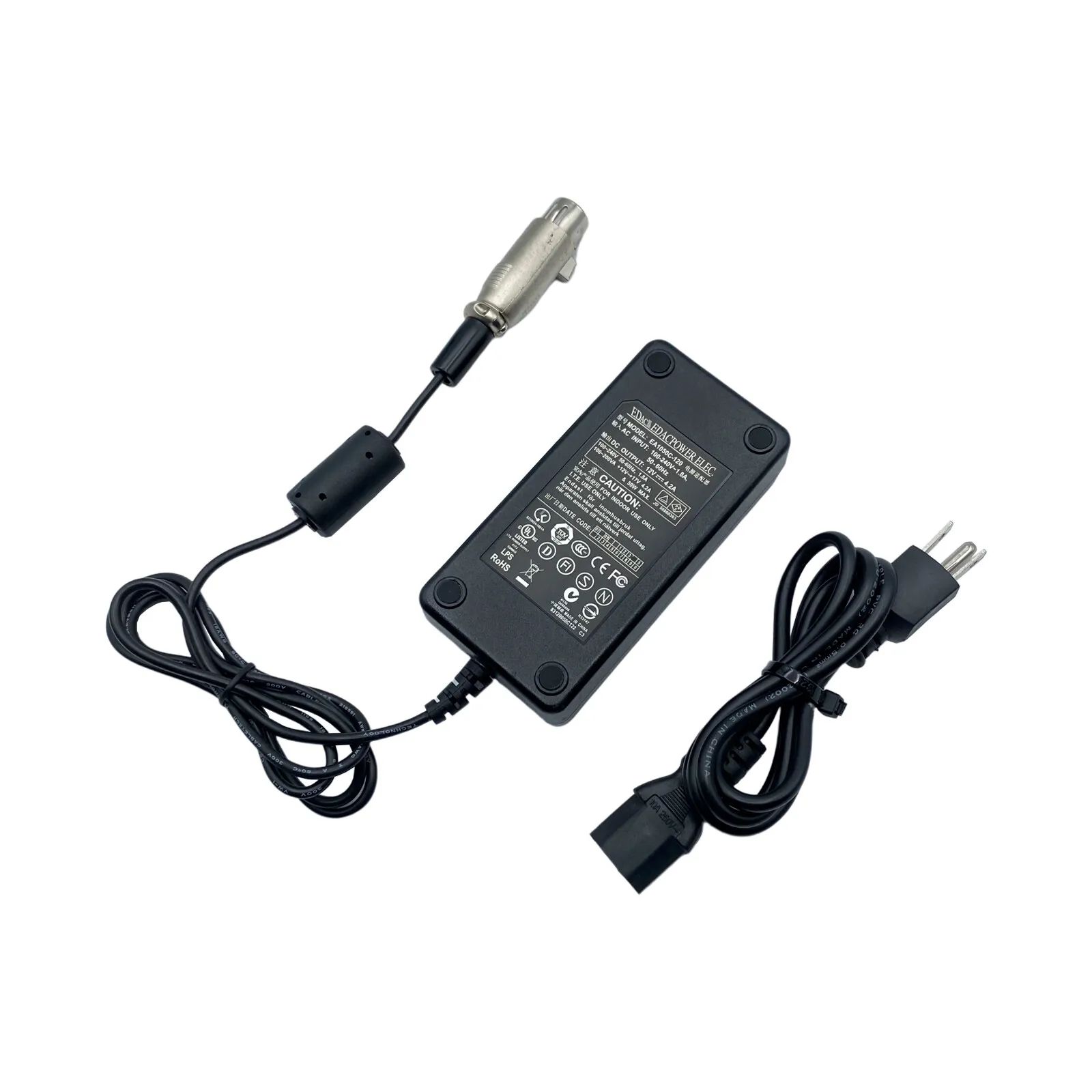 *Brand NEW*Original Edac EA1050C-120 12V 4.2A AC/DC Adapter 4-Pin Power Supply